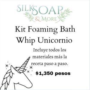 Kit Foaming Bath Whip Unicornio