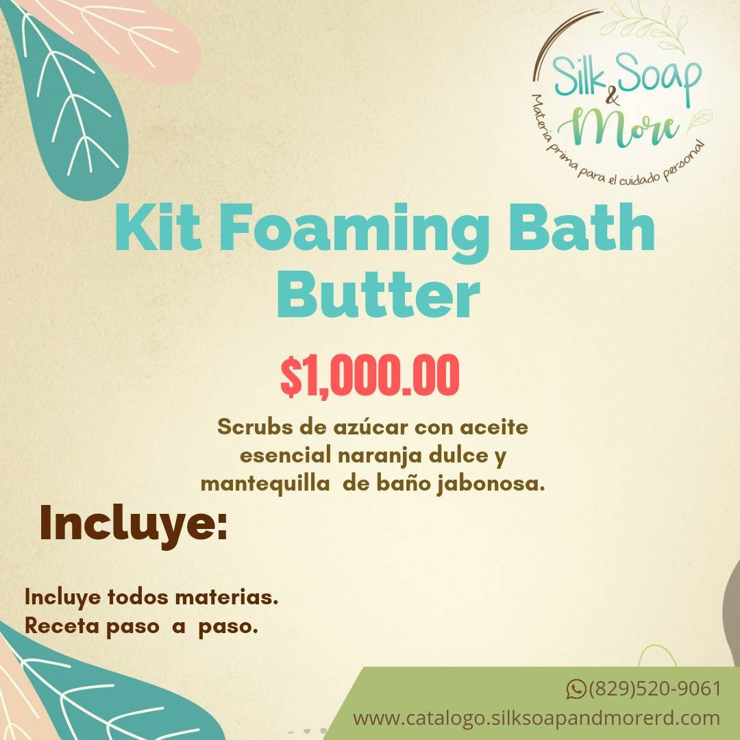 Kit Foaming Bath Butter