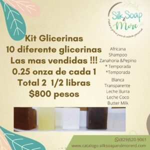 Kit Glicerinas 10 Diferentes