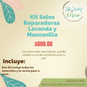 Kit Sales de Baño Repadoras de Lavanda y Manzanilla