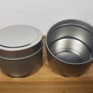Tarro Aluminio Plateado 5 oz