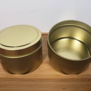 Tarro Aluminio Dorado
 5 onz