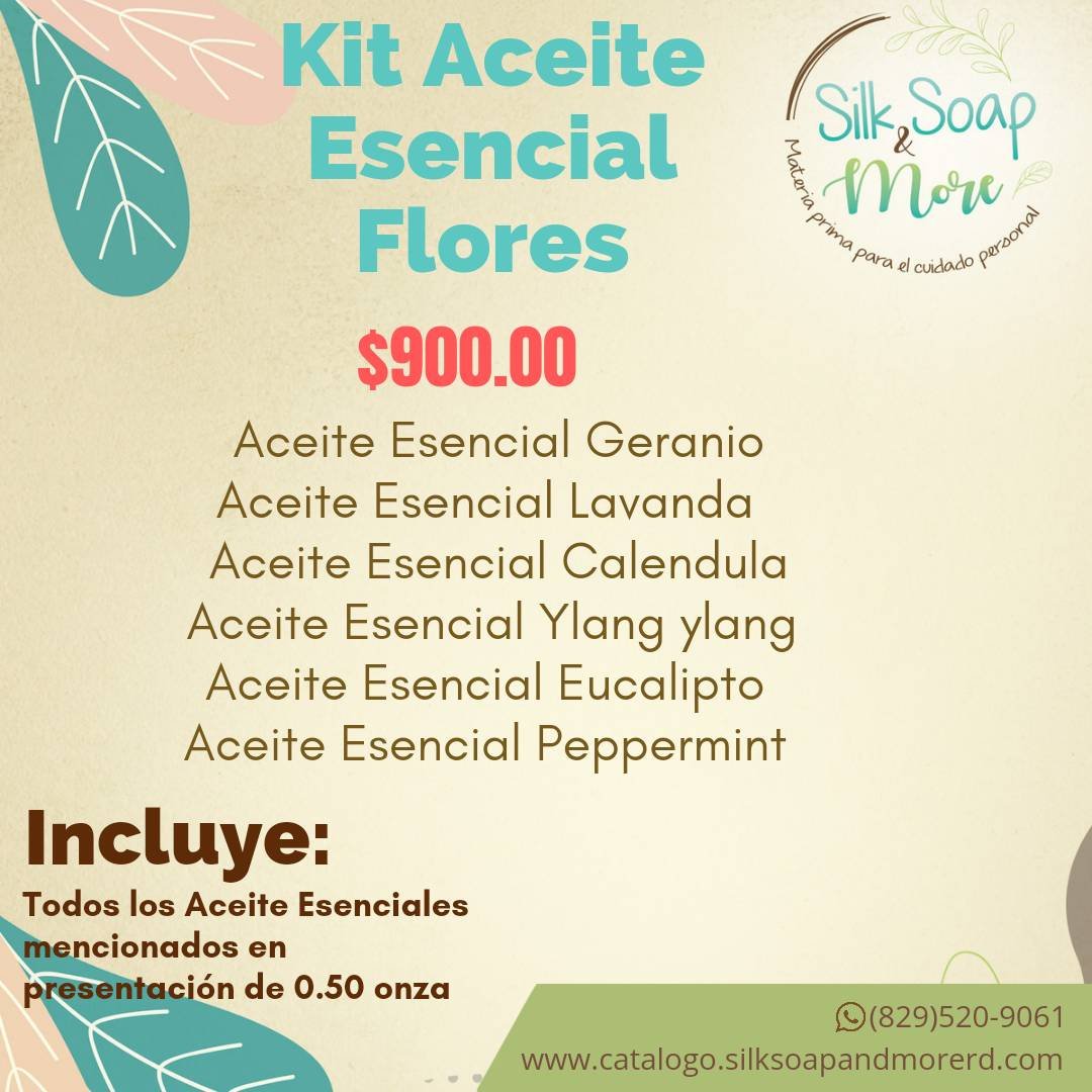 Kit Aceites Esenciales Flores