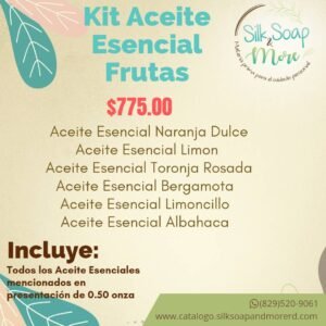 Kit Aceites Esenciales Frutas