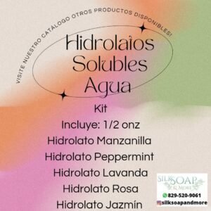 Kit Hidrolatos Solubles en Agua