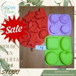 kit #4 Moldes de silicon