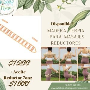 kit Masaje Madera Terapia